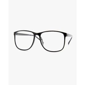 grinderPUNCH Large Nerdy Thin Plastic Frame Clear Lens Glasses