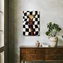 Cool Apartment Wall Art Retro Martini Art Poster Vintage Cocktail Canvas Prints Black Girl Bar Cart Decor for Bar Bedroom 12x18inch Unframed (12L" x 18W")