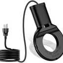 Tiflev Utility De-Icer Submergible Cast Aluminum Chicken Water Heater for Livestock Tank Heater Winter Bird Bath Heater (150W Black)