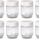 Euro Cuisine Glass Jars for Yogurt Maker, Set of 8