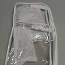 PACKISM TSA Approved Toiletry Bag - Clear Makeup Bag 3 Pack Medium, Quart Size Bag for 3-1-1 Liquids with Metal Smooth Zipper, Travel Makeup Bag for Women Men, Airport Airline Compliant Bag, White (Medium Set (Standard))