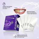 2 x Teeth Whitening Strips, Purple Whitening Strips for Teeth, 30 Count Stain Removing Whitening Strips for Daily Oral Care, Easy to Use Teeth Brightening Strips for Coffee, Tea & Wine Stains