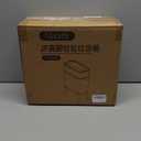 LALASTAR Small Bathroom Trash Can Automatic Touchless, Bathroom Garbage Can with a Lid, Motion Sensor trashcan for Bedroom, Kitchen, Office, 2.5 Gallon, White