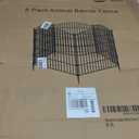 5 Panel No Dig Decorative Garden Fence 32" H x 11.8'L Outdoor Dog Barrier