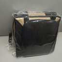 2 Pack Leather Front Car Seat Covers, Universal Sideless Car Seat Protectors with Storage Pocket and Seat Belt Pads, Waterproof Automotive Seat Cover for Cars Trucks SUV(Black)