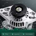 SCITOO Alternator Fits for Nissan for Frontier 1998-2004, for Xterra 2000-2004, L4 2.4L 2389CC - 12V 70 Amp CW 1-Groove Pulley, Replace OE 13778 LR170757B 231003S500 231009Z000 LR170766 23100-3S500