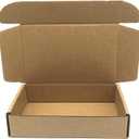 Small Cardboard Shipping Box Mailers 7.7x3.9x1.37 Inch Corrugated Packaging Storage Boxes 100 Pack (Inside Size: 7 x 3.75 x 1.25")