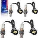 O2 Oxygen Sensor Upstream and Downstream for Chry 200 Aspen Pacifica Sebring, for Dodge Avenger Caravan Challenger, for Jeep Cherokee Wrangler JK, for Ram 1500, Replace 56028994AA 56044627AA 4Pcs