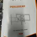 Perlegear UL Listed Full Motion TV Wall Mount for 42-90" TVs up to 132lbs
Heavy Duty TV Mount with Dual Articulating Arms, Tool-Free Smooth Tilt, Swivel, Fits 16" Studs, Max VESA 600x400mm, PGLF8