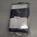 OLANLY Black and White Striped Rug 3' x 5' – Washable Cotton Indoor Outdoor Doormat for Front Door, Entryway, Kitchen, Porch, Patio Decor