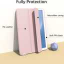 Case for iPad 9.7 Inch 2017/2018, Lightweight Slim Soft TPU Trifold Stand Smart Cover, Auto Sleep/Wake Case for iPad 9.7 5th/6th Generation, Pink