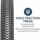 YUNSCM 2-PCS 26" Bike Tires 26x2.10/54-559 Compatible with Gravel Bike 26 x 2.1 26 * 2.10 Cruiser Bicycle Tires