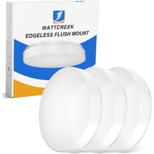 LED Ceiling Light - 24W Flush Mount Ceiling Light - 12 inch 5 Color Temperatures Adjustable Round Ceiling Light Fixture for Hallway, Kitchen, Bathroom, Living Room by ETL (3pack)