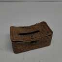 Sumnacon Tissue Box Cover Rectangle Tissue Box Seagrass Tissue Box Holder Woven Tissue Holder Decorative Tissue Cover for Bathroom Tissue Box Cover Rectangular for Home Office Table Coffee (Medium)
