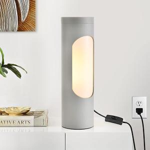 LEDIARY Kosher Lamp, Reading Lamp for Shabbos, Silver Table Lamps and Nightlight for Living Room Bedroom, T10 Bulb Included (4W Eqv 40W, 400LM, 3000K)-1 Pack