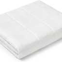 YnM Weighted Blanket,Heavy 100% Oeko-Tex Certified Cotton Material with Premium Glass Beads (White, 41''x60'' 10lbs), Suit for One Person(~90lb) Use on Twin Bed