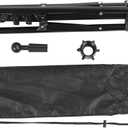 Wig Head Stand Tripod Aluminum Alloy Adjustable Height Portable Mannequin Head Stand Holder for Cosmetology Hairdressing Training