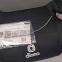 Diono Solana, No Latch, Single Backless Booster Car Seat, Lightweight, Machine Washable Covers, Cup Holders, Black