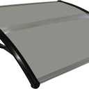HUHJYUGE Door Canopy Awning 90x150cm, Front Door Canopy Cover Rain Snow Sunlight Protection, Awnings for Doors and Windows Maintenance-Free, Modern Hollow Sheet Sun Shetter