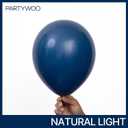 PartyWoo Navy Blue Balloons 140pcs Different Sizes of 18 12 10 5 Inch Dark Blue Balloon Arch Kit Garland for Graduation Wedding Sports Theme Boy Baby Shower Men Birthday Party Decorations Blue-Y72