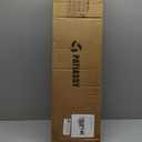 Badminton Set for Backyard, Portable Anti-Sag Badminton Net with 4 Badminton Rackets, 4 Nylon Shuttlecocks and Carry Bag, for Lawn Beach Family Games (Yellow)