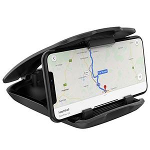 WixGear GPS Holder for Car, GPS Dash Mount for Garmin, Nuvi Drive Dezl Drivesmart, Tomtom, Magellan Roadmate, Rand McNally, Navman, Dash Anti-Slip Vehicle Phone Holder Compatible with All Smartphones