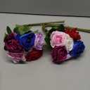 12PCS Artificial Flowers Silk Realistic Roses Fake Roses Bouquet Long Stem for Home Wedding Decoration Party Table Decoration Valentines Mother's Day (Mixed Color)