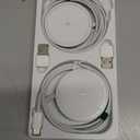 for MagSafe Charger: Magnetic Wireless Charging Pad for iPhone 17 16 15 14 13 12 Series & AirPods 4-2 Pro, Strong Magnet, Aluminum Alloy, USB-C/A Ports, Ultra-Thin & Portable, Ideal for Desk & Bedside (White)