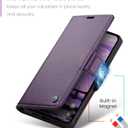 QLTYPRI Wallet Case for Google Pixel 9/9 Pro/10/10 Pro, Premium PU Leather Magnetic Flip Folio Case with RFID Blocking Credit Card Slots Kickstand Shockproof Protective Phone Cover - Purple