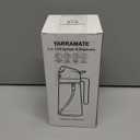 YARRAMATE 16oz/470ml Glass Olive Oil Sprayer for Cooking with Stickers, 2 in 1 Oil Dispenser for Kitchen Gadgets, Food Grade Premium Spray Bottle with Portion Control for Salad, Frying, BBQ (Black)