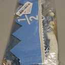 1/2 Birthday Boy Half Birthday Decorations High Chair Banner, 6 Month Girl Tassel Wood Bead Highchair Garland Blue