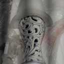 20" Table Lamp with 2 USB Ports, Vintage Bedside Lamp for Bedroom, 3-Way Dimmable Desk Lamp with Glass Shade, Rustic Farmhouse Nightstand Light for Living Room Entryway or Office, LED Bulb Included