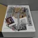 Floor Lamp, 36W/3600LM Super Bright Floor Lamp with Remote Control, Stepless Adjust Color Temperatures and Brightness, Torchiere Standing Lamp for Living Room Bedroom Office (Silvery Grey)