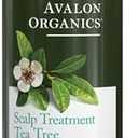 Avalon Organics Scalp Treatment Tea Tree Shampoo, Encourages Scalp Well-Being and Leaves Hair Soft, 32 Fluid Ounces