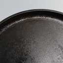 Vintage Cast Iron # 10 Round Griddle with Machined Finish [circles] 11.25" wide Professionally Cleaned and Seasoned Black