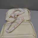 Bible Cover Case for Women Bible Study Supplies Christian Gifts for Women Church Camp Essentials Christian Bible Journaling Kit Quilted Large Bible Cover with Durable Handle (Spliced Flower, Large)