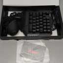 RedThunder One-Handed RGB Gaming Keyboard and Mouse Combo, 35 Keys Mini Gaming Keypad, 6400 DPI Mouse, Portable Game Controller for PC Gamer