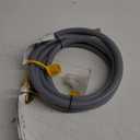 ABYDA 10Feet 1/2-Inch Natural Gas Hose with Quick Connect Fitting-Ideal for BBQ, Grill, Pizza Oven, Patio Heater, and More Low-Pressure Appliances - Natural Gas Conversion Kit, CSA Certified