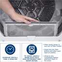 GE Appliances Dryer Lint Filter Screen, Genuine Original Equipment Manufacturer (OEM) Part, WE03X23881