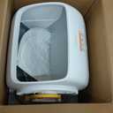 MeoWant Self-Cleaning Cat Litter Box, 106L Extra-Large Space Low Entrance Automatic Cat Litter Box Perfect for Multiple Cats, Safety Sensor, Anti-Pinch, APP Control, Odor Free with Mat & Liner
