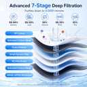 ANGEL X1 Pro Reverse Osmosis Water Filter, 7-Stage Under Sink Water Filtration System, 3 Years RO Life, 2:1 Pure to Drain, Reduces PFAS/PFOS, TDS, Chlorine, Bad Taste & Odor, Lead-Free