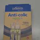 Dr. Brown's Anti-Colic Options+ Narrow Glass Baby Bottle with Level 1 Slow Flow Nipple, BPA-Free, 4 oz/120mL, 0m+, 2-Pack (Packaging May Vary)