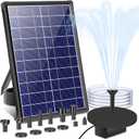 Biling 7.5W Solar Water Pump Outdoor, Solar Pond Pump Solar Fountain with DIY 5ft Tubing for Samll Ponds, Garden Pool and Bird Bath