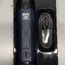 Casfuy 6-Speed Dog Nail Grinder - Newest Enhanced Pet Nail Grinder Super Quiet Rechargeable Electric Dog Nail Trimmer Painless Paws Grooming & Smoothing Tool for Large Medium Small Dogs (Blue)