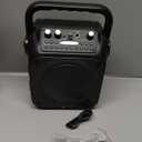 Karaoke Machine, Portable Bluetooth Speaker with 2 Wireless Microphones for Adults & Kids with Lights, Karaoke Microphone with PA System Supports USB/TF/REC/FM/AUX for Home Party Home System Packages