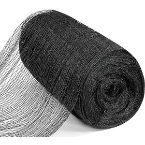 Vocray 14 x 14 ft Pond & Pool Leaf Netting, 3/8 inch mesh size, Protects Koi Fish from Herons, Raccoons, Birds, Cats & Predators