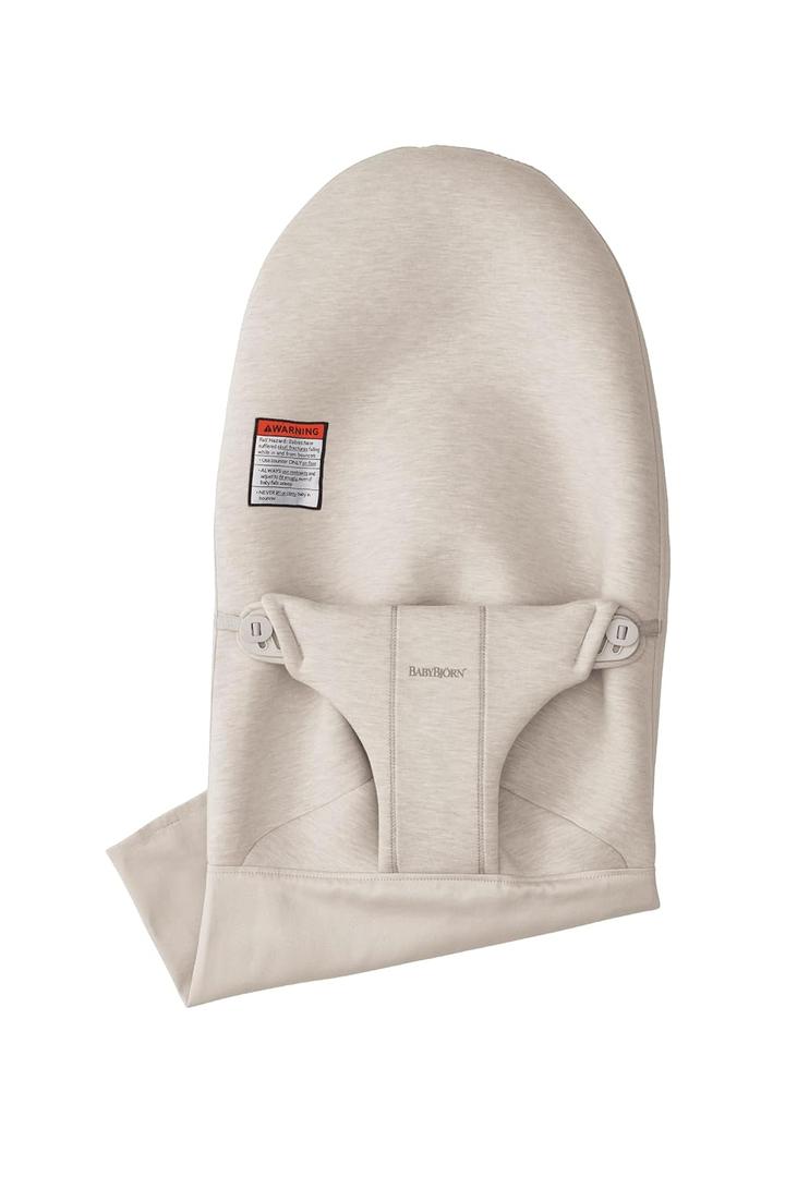 BabyBjrn Fabric Seat Bouncer Bliss, 3D-Jersey, Light Beige