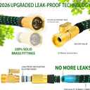 Expanding Garden Hose 200 ft - Expandable Garden Hose Leak-Proof with 3 -Layer Latex Core - 2026 Version/New Patented,Lightweight, Durable, No-Kink Flexible Retractable Water Hose