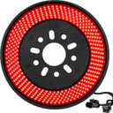 Spare Tire Brake Light for 2018-2025 Jeep Wrangler JL JLU 405 LEDs Super Bright 3rd Rear Third Brake Light Plug-N-Play Easy Install Wheel Light for Jeep Wrangler JL JLU Accessories