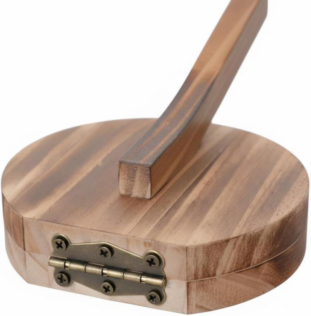 Wooden Tortilla Press Mexican Tortillera Presser Home Restaurant Dough Presser Kitchen Gadgets for Pie Biscuits Pizza Ravioli, Style B